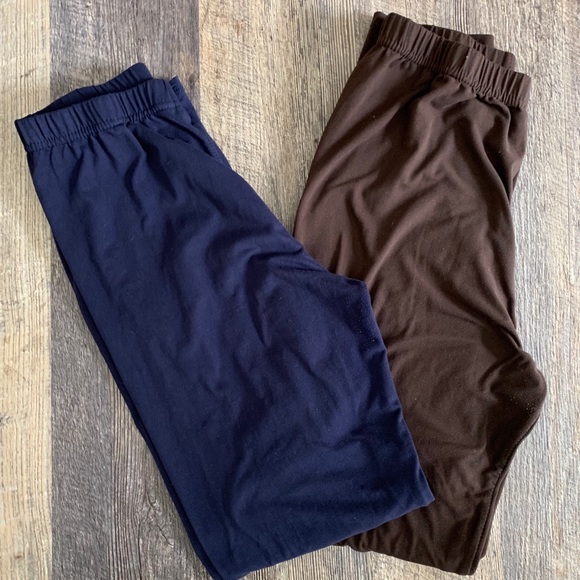 Agnes & Dora Pants - 5/$25 Navy and Brown Agnes and Dora Leggings